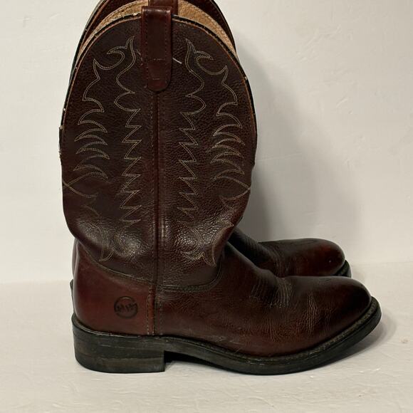 Double-H DH2251 Safety To Western Cowboy Boots 8.5 D Brown Leather main image 9